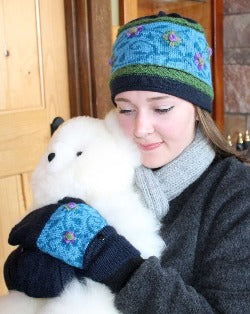 Spring Garden Alpaca Glittens Spring Garden Alpaca Glittens